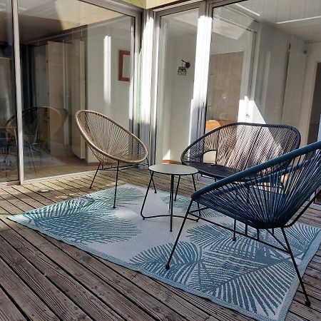 Le Peyrot*** Coeur De Ville 55M² Avec Patio Rodez Luaran gambar