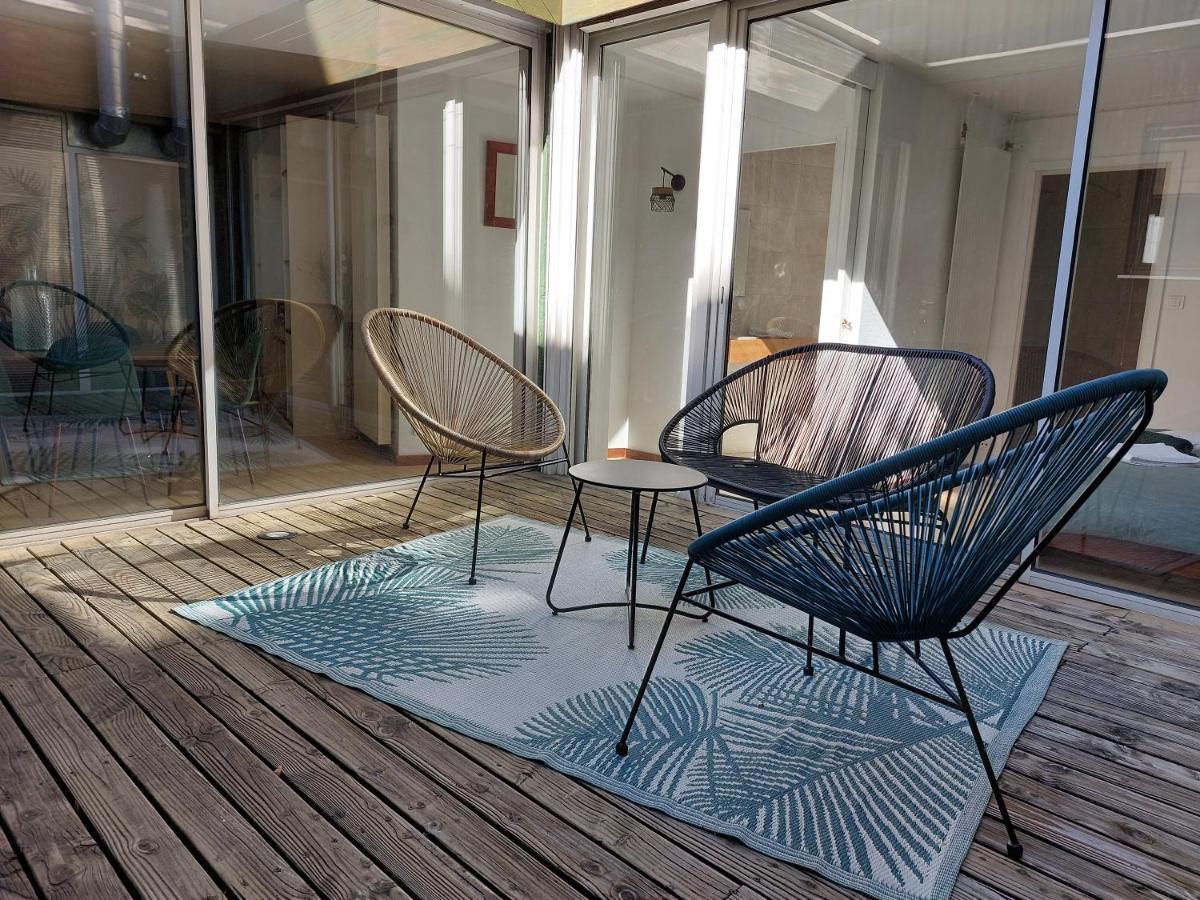 Le Peyrot*** Coeur De Ville 55M² Avec Patio Rodez Luaran gambar